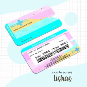 cartao sus adulto listras feminino arquivo digital encadernacao em geral