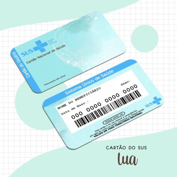 Cartão Sus Adulto Lua - Arquivo Digital