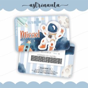 cartao sus astronauta arquivo digital papel e scrapbook