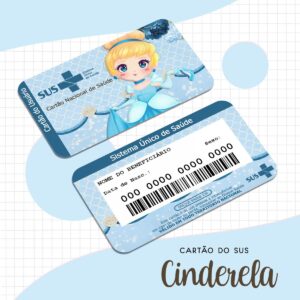 cartao sus cinderela arquivo digital scrapbook