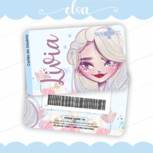 cartao sus elsa arquivo digital personalizacao