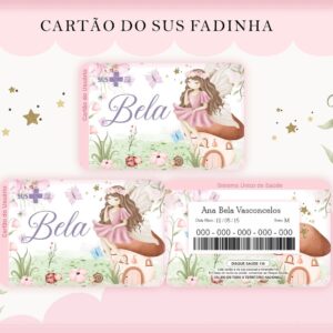 cartao sus fadinhas arquivo digital cartao sus fada