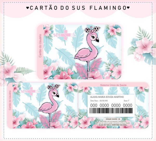 Cartão Sus Flamingo - Arquivo Digital