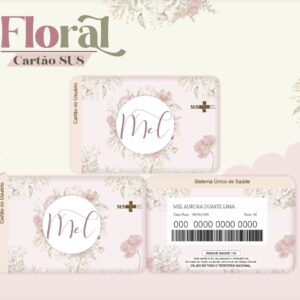 Cartão Sus Floral - Arquivo Digital