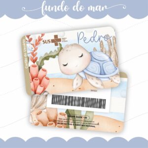 cartao sus fundo do mar aquarela arquivo digital scrapbook