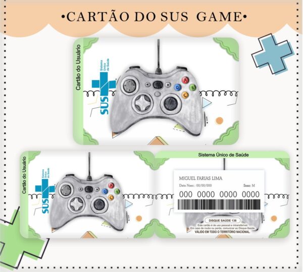 Cartão Sus Game - Arquivo Digital