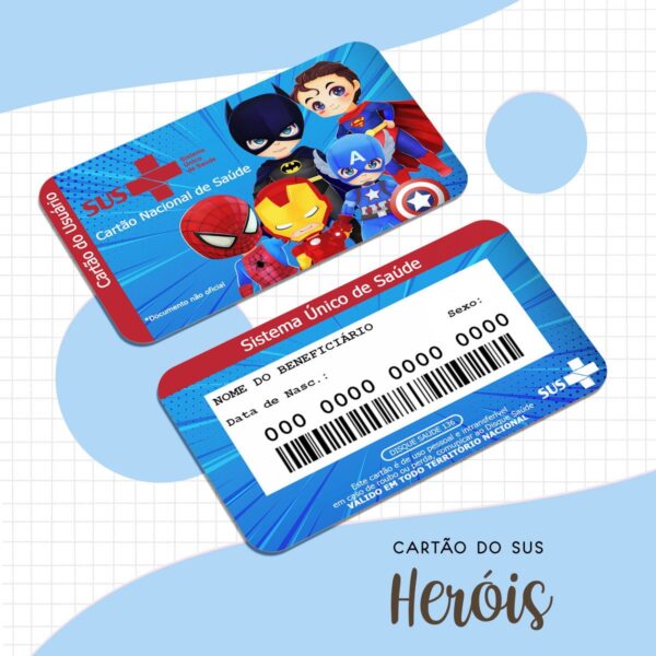 Cartão Sus Heróis - Arquivo Digital