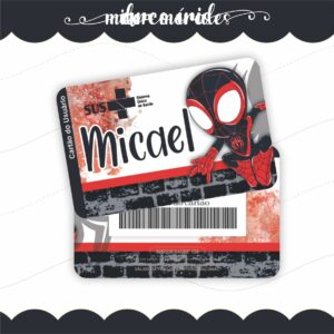 Cartão Sus Miles Morales - Arquivo Digital