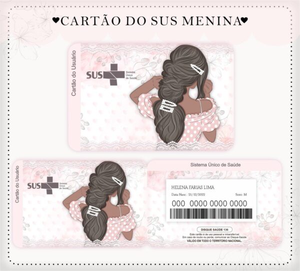 Cartão Sus Mocinha 1 - Arquivo Digital