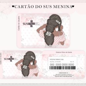 cartao sus mocinha arquivo digital cartao baby