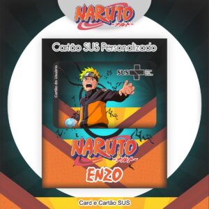 Cartão Sus Naruto Menino - Arquivo Digital