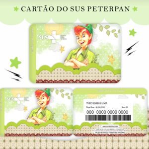 cartao sus peter pan arquivo digital arte digital
