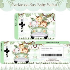 Cartão Sus Safari Verde - Arquivo Digital