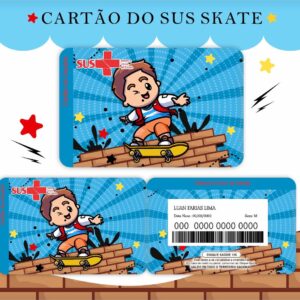 cartao sus skate arquivo digital encadernacao digital