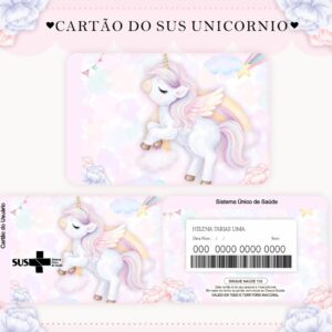 cartao sus unicornio aquarelado arquivo digital cartao sus unicornio aquarelado
