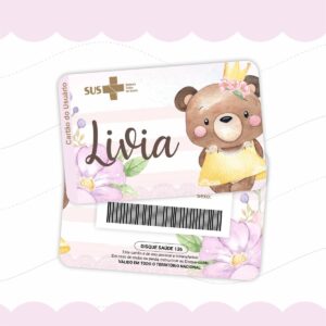 cartao sus ursinha arquivo digital scrapbook