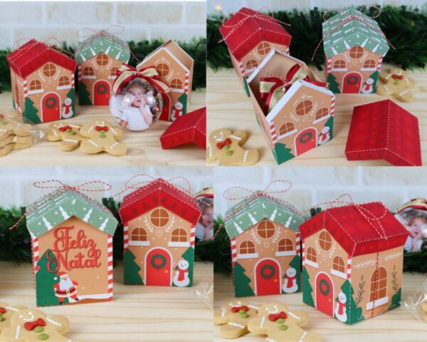 Casinha Porta Esfera Natal 2023 - Arquivo Digital - Imagem 2
