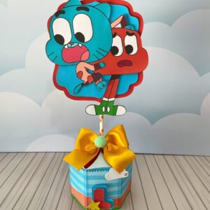 centro de mesa gumball arquivo digital decoracao aniversario