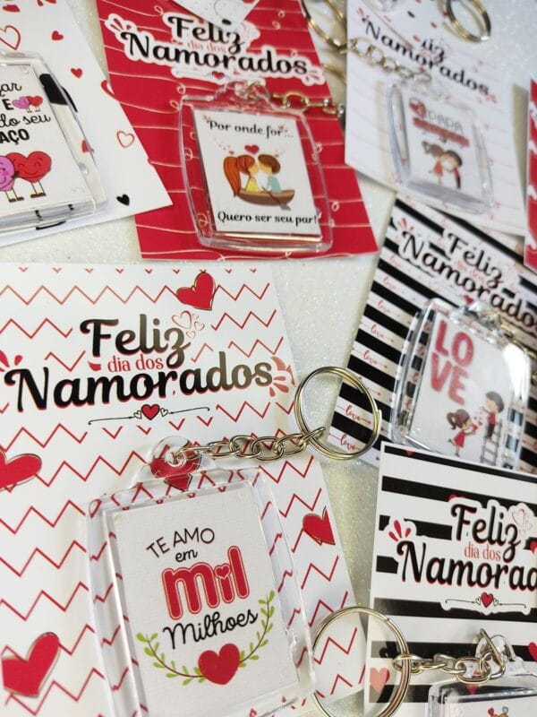 Chaveiro Dia dos Namorados - Arquivo Digital