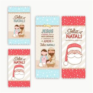 chocolates barra 90g e kitkat natal arquivo digital comemoracao