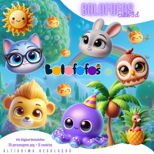 Cliparts Bolofofos Png Bebês Animaizinhos Fofos Cute