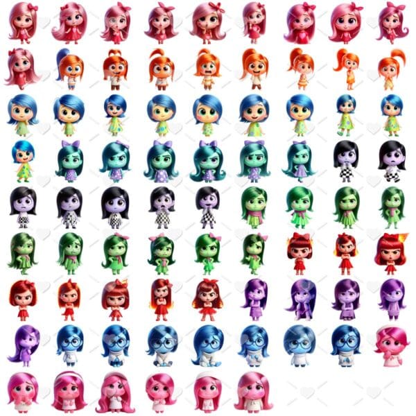 Cliparts Emoções Divertidamente Png Imagens Baby 3D Cute