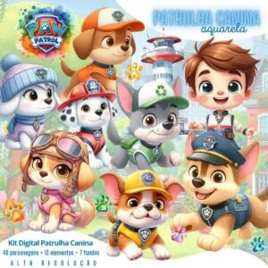 Cliparts Patrulha Canina Aquarela Png Imagens Sem Fundo