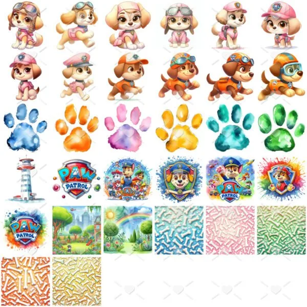 Cliparts Patrulha Canina Aquarela Png Imagens Sem Fundo