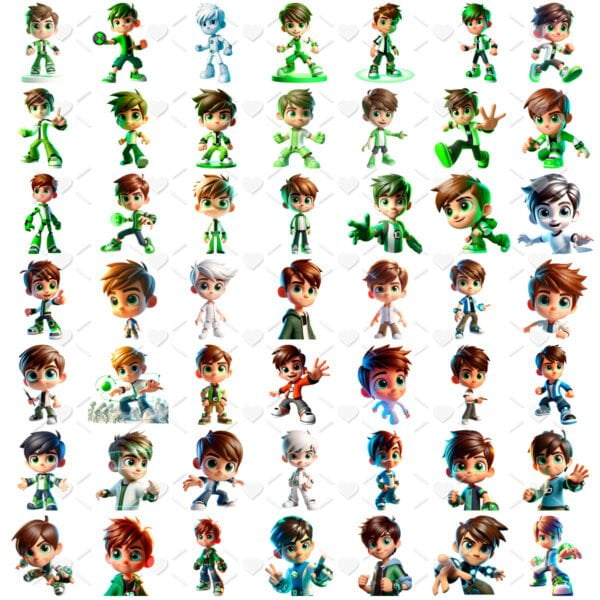 Cliparts Png Ben 10 Kit Digital Menino Super Herói Desenho