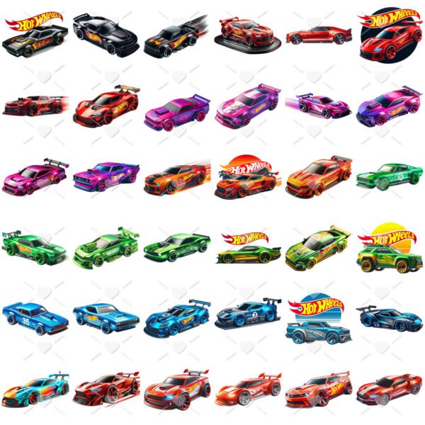 Cliparts Png Hot Wheels Carrinhos + Mascotes Alta Resolução