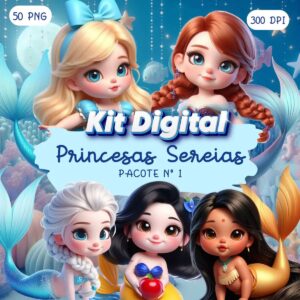 Cliparts Princesas Sereias Disney Png Transparente Cute 3D