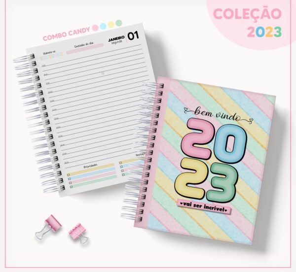 Coleção Agendas Candy - Datada 2023 - Arquivo Digital - Imagem 3