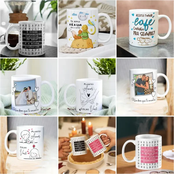 Coleção Amor em Caneca: Especial Dia dos Namorados