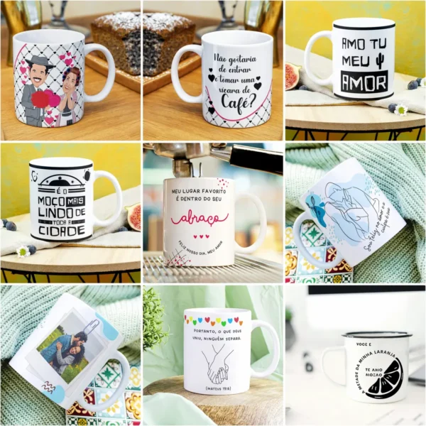 Coleção Amor em Caneca: Especial Dia dos Namorados