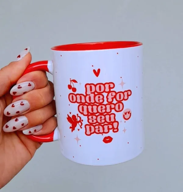 Coleção Amor Eterno: Decore Canecas para o Dia dos Namorados