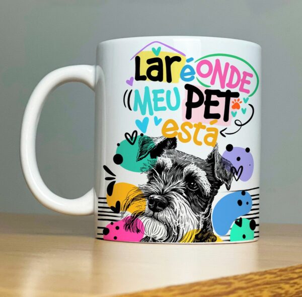 Coleção Artes para Sublimação Caneca Pets - Arquivo Digital