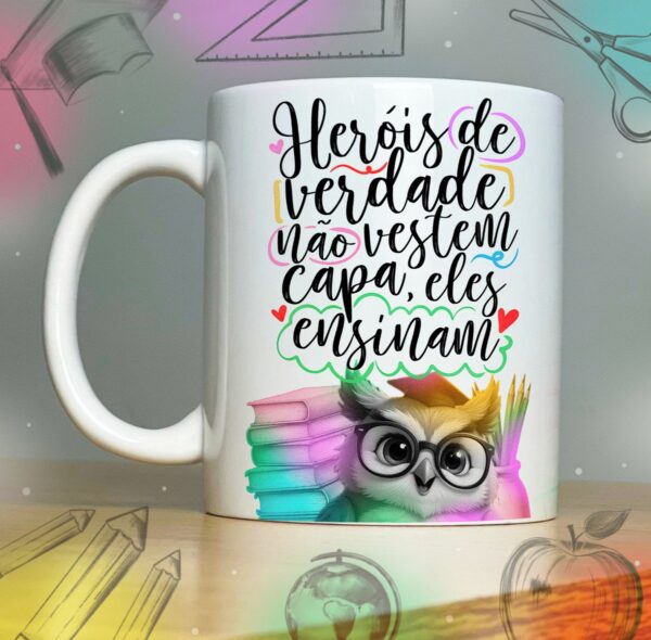 Coleção Artes para Sublimação Caneca Prof - Arquivo Digital - Imagem 4