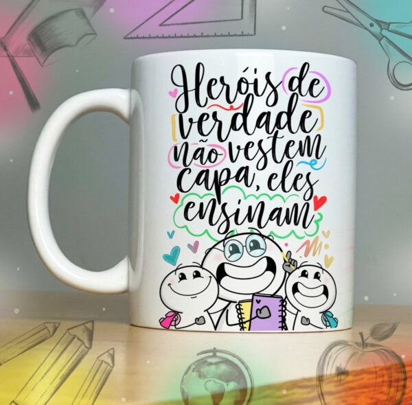 Coleção Artes para Sublimação Caneca Prof - Arquivo Digital - Imagem 3