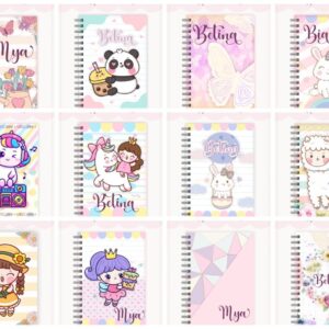 colecao cadernos cute arquivo digital caderno