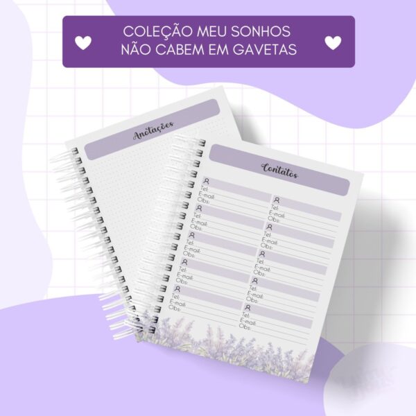Coleção Cadernos Meus Sonhos - Arquivo Digital - Imagem 2