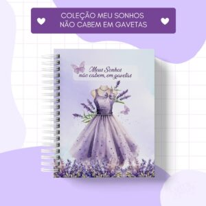 colecao cadernos meus sonhos arquivo digital registros