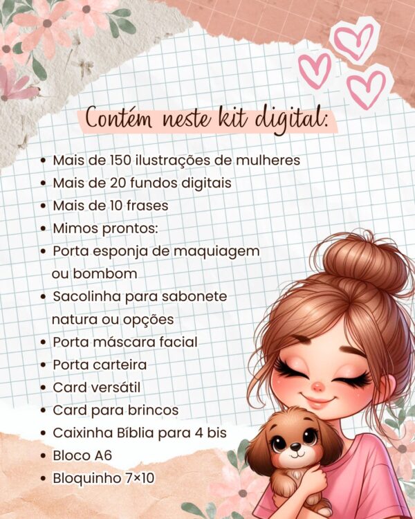Colecao Completa Dia Da Mulher 2025 Mimos E Artes Em Png Pdf