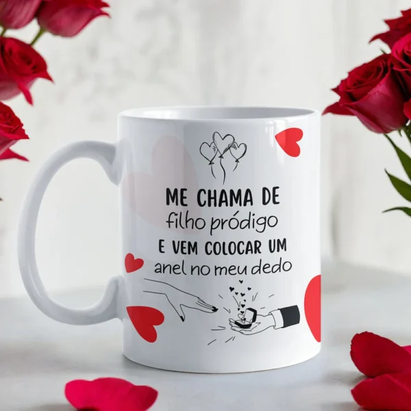 Coleção Dia dos Namorados: Cantadas Cristãs para Caneca