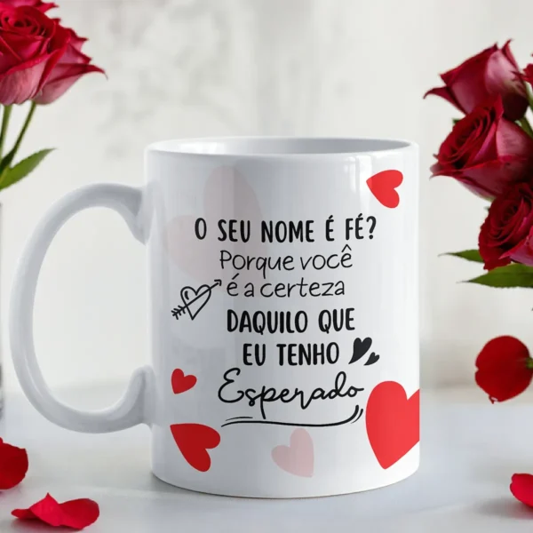 Coleção Dia dos Namorados: Cantadas Cristãs para Caneca