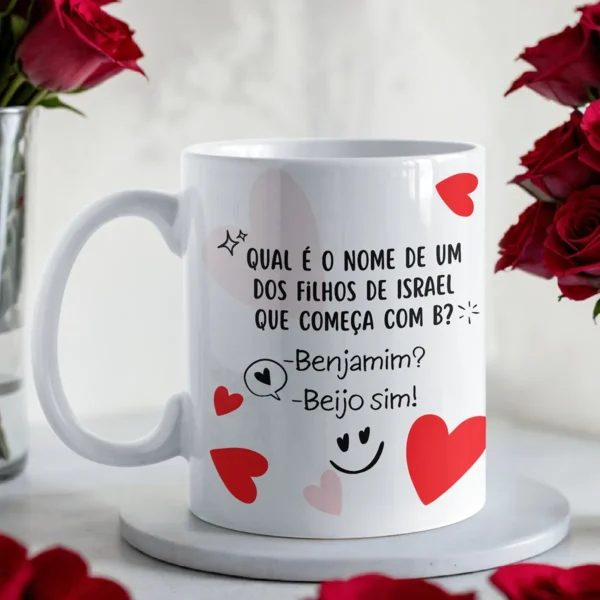 Coleção Dia dos Namorados: Cantadas Cristãs para Caneca