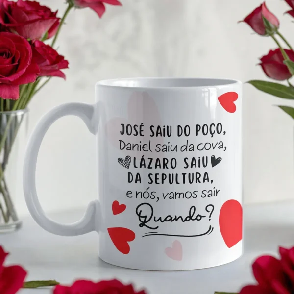 Coleção Dia dos Namorados: Cantadas Cristãs para Caneca