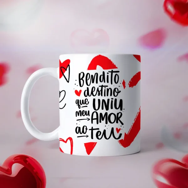 Coleção Digital de Artes para Canecas - Especial Namorados