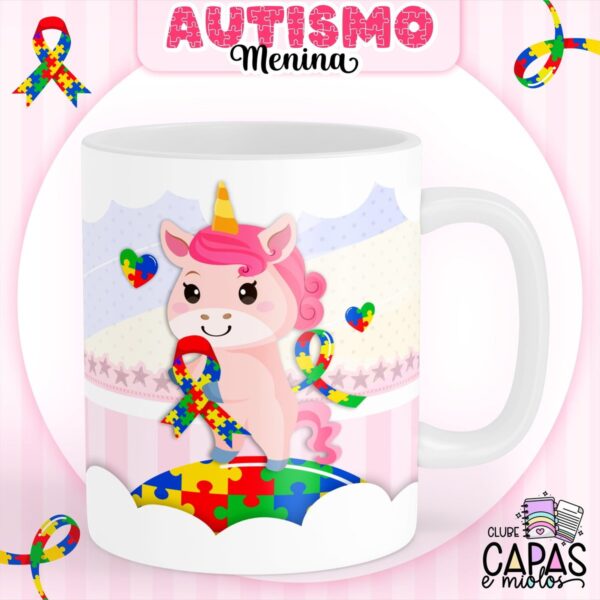 Coleção Encadernação Autismo Menina - Arquivo Digital