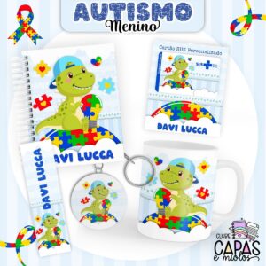 Coleção Encadernação Autismo Menino - Arquivo Digital