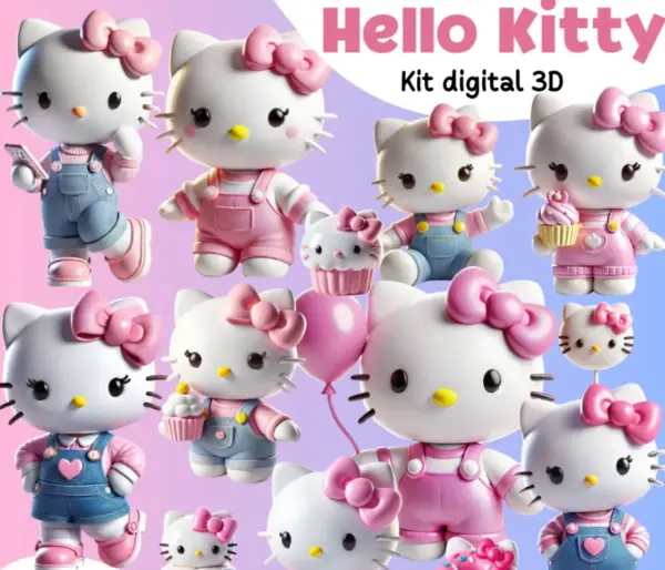 Colecao Hello Kitty Png Para Criar Produtos Personalizados 2